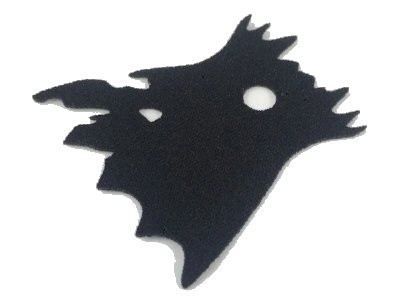 LEGO onderdeel Minifigure Cape Cloth, Tattered and Scalloped with Collar - Spongy Stretchable Fabric (50525)