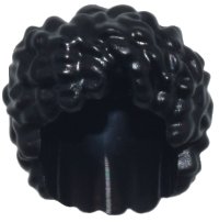 LEGO onderdeel Minifigure, Hair Curly, Bushy, Hole on Top 5108