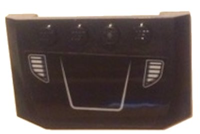 LEGO onderdeel Wedge 4 x 6 x 2/3 Triple Curved with Hood with Air Intakes Pattern (Sticker) - Set 60148 (52031pb118)