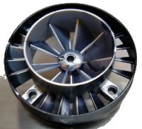 LEGO part Engine, Very Large Turbine with Marbled Pearl Light Gray Center Pattern 53983pb01