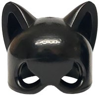 LEGO onderdeel Minifigure, Headgear Mask Catwoman, Large Gap between Eye Holes 55705