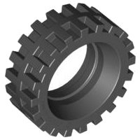 LEGO part Tire 30 x 10.5 Offset Tread - Band Around Center of Tread 56897