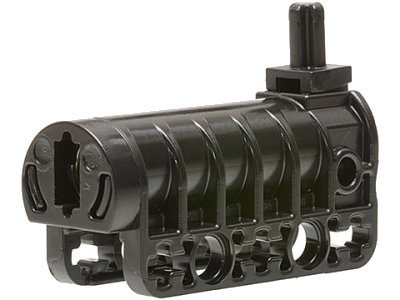 LEGO part Projectile Launcher, Cannon, Flat Bottom (57029c01)