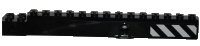 LEGO onderdeel Crane Arm Outside, Wide with Pin Hole at Mid-Point with Black and White Danger Stripes Pattern on Both Sides (Stickers) - Set 7213 57779pb006