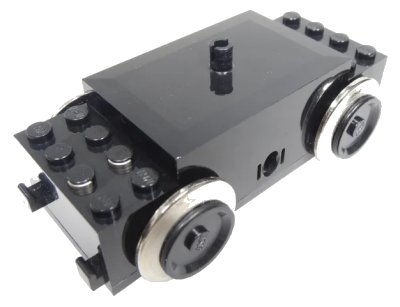 LEGO onderdeel Electric, Train Motor 9V with Wheels (590)