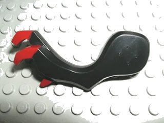 LEGO onderdeel Dragon Arm with Dark Red Claws Pattern Left (59217pb02)