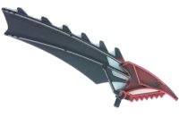 LEGO part Bionicle Wing Bladed with Marbled Dark Red Pattern 60350pb01
