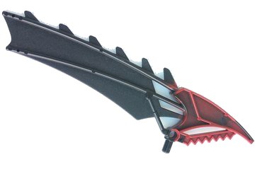 LEGO onderdeel Bionicle Wing Bladed with Marbled Dark Red Pattern (60350pb01)