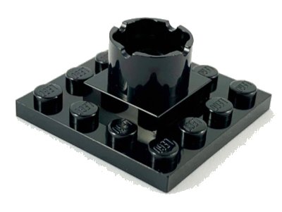 LEGO part Boat, Mast Section Base 4 x 4 x 1 2/3 (6067)