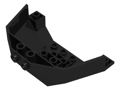 LEGO onderdeel Cockpit 5 x 8 x 3 (Windscreen Bottom) (6085)
