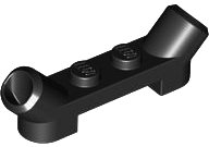 LEGO onderdeel Plate, Modified 1 x 4 with Angled Tubes 61072