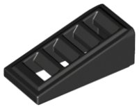LEGO part Slope 18 2 x 1 x 2/3 with Grille 61409
