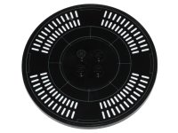 LEGO part Tile, Round 8 x 8 with 4 Studs in Center with SW Darth Vader's Castle Floor Pattern (Sticker) - Set 75251 6177pb015