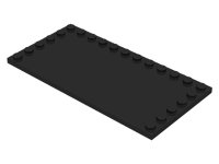 LEGO part Tile, Modified 6 x 12 with Studs on Edges 6178