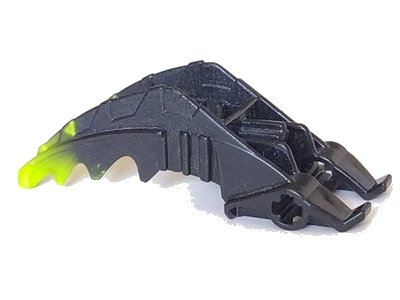 LEGO onderdeel Bionicle Foot Mistika Clawed with Axle with Marbled Lime Pattern (61804pb01)