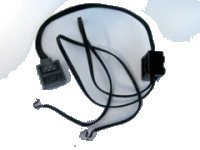 LEGO part Electric, Light Unit Power Functions with Black PF Connector Lead 61930c01
