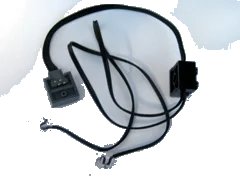 LEGO onderdeel Electric, Light Unit Power Functions with Black PF Connector Lead (61930c01)