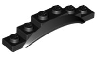 LEGO part Vehicle, Mudguard 1 1/2 x 6 x 1 with Arch 62361