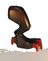 LEGO onderdeel Dragon Leg (Fantasy Era) Right with Dark Red Claws and Hip Pattern 62436c01pb01