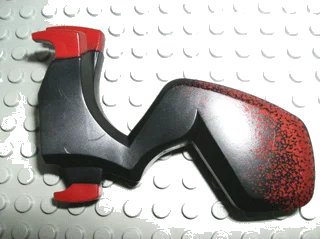 LEGO onderdeel Dragon Leg (Fantasy Era) Left with Dark Red Claws and Hip Pattern (62438c01pb01)