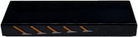 LEGO part Tile 1 x 3 with Orange Diagonal Lines and Dark Silver Air Vent Highlights Pattern Model Right Side 63864pb307R