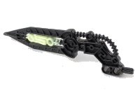 LEGO onderdeel Bionicle Wing Angled with Molded Glow In Dark Opaque Center Pattern 64263pb03