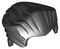 LEGO part Minifigure, Hair Swept Back with Widow's Peak 64798