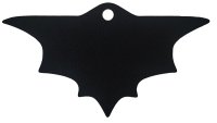 LEGO part Minifigure Cape Cloth, Scalloped 7 Points, Wide, Single Top Hole (Batman) - Traditional Starched Fabric 68590