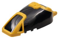 LEGO onderdeel Windscreen 7 x 4 x 2 Canopy with Pearl Gold Armor and Handle Pattern 69564pb01