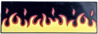 LEGO onderdeel Tile 2 x 6 with Red and Yellow Flames Pattern 69729pb096