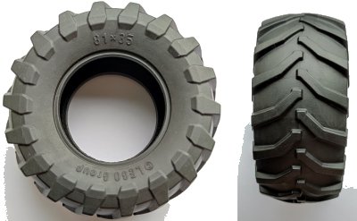 LEGO part Tire 81 x 35 Tractor (69912)