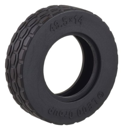 LEGO part Tire 49.5 x 14 (70490)