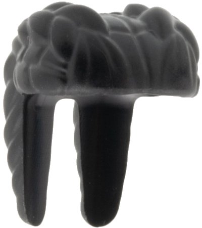 LEGO part Minifigure, Hair Coiled with 2 Cornrow Pigtails (7309)
