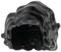 LEGO part Minifigure, Hair Mid-Length Tousled, Wavy and Parted on Right 7312