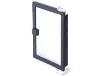 LEGO onderdeel Door 1 x 4 x 5 Right with Trans-Clear Glass 73435c01