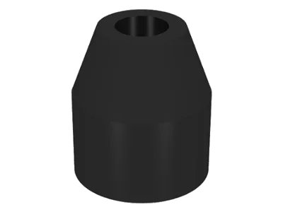 LEGO onderdeel Hose, Flexible  8.5L, End 1 x 1 x 2/3 Tabless (752)