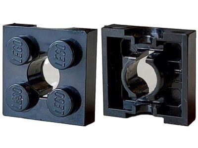LEGO part Arm Holder Brick 2 x 2 - Top Part with Round Hole (Homemaker Figure / Maxifigure Torso) (793)