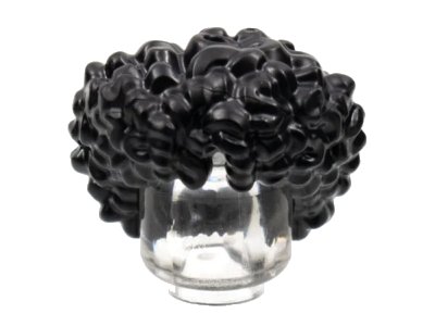 LEGO onderdeel Minifigure, Hair Bushy with Small Center Part (80911)