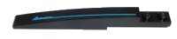LEGO onderdeel Slope, Curved 10 x 1 with Blue Line Pattern Model Right Side (Sticker) - Set 70611 85970pb018R