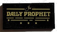 LEGO part Tile 2 x 4 with 'The DAILY PROPHET' Pattern (Sticker) - Set 75978 87079pb0989