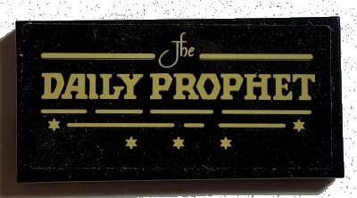 LEGO onderdeel Tile 2 x 4 with 'The DAILY PROPHET' Pattern (Sticker) - Set 75978 (87079pb0989)