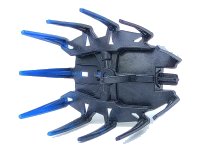 LEGO part Hero Factory Shield / Armor Spiked with Marbled Blue Pattern 87825pb02