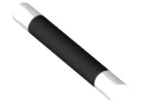 LEGO onderdeel Bar   3L with White Ends Pattern (Magic Wand) 87994pb01