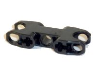 LEGO part Technic, Axle and Pin Connector 2 x 5 with 2 Ball Joint Sockets, Closed Sides, Open Axle Holes 89650