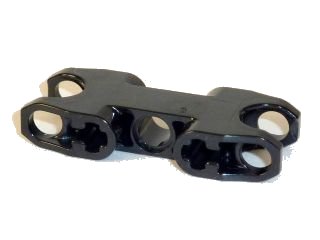 LEGO part Technic, Axle and Pin Connector 2 x 5 with 2 Ball Joint Sockets, Closed Sides, Open Axle Holes (89650)
