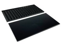 LEGO part Tile 8 x 16 with Bottom Tubes, Textured Surface 90498