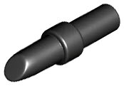 LEGO onderdeel Minifigure, Utensil Lipstick with Black Handle Pattern 93094pb03