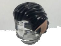 LEGO part Minifigure, Hair Swept Back with Pointed Light Nougat Ears Pattern 93230pb04