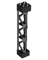 LEGO onderdeel Support 2 x 2 x 10 Girder Triangular Vertical - Type 4 - 3 Posts, 3 Sections 95347