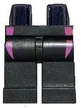 LEGO onderdeel Hips and Legs with Dark Pink Wetsuit Lines Pattern 970c00pb0102